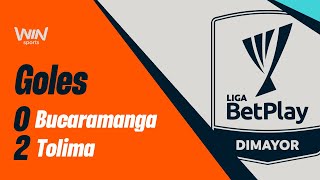 Bucaramanga vs Tolima goles Liga BetPlay DImayor 20242  Fecha 8 [upl. by Vincenta]