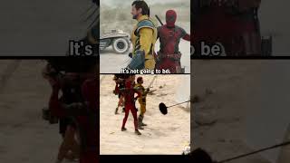 Behind the scene Deadpool amp Wolverine trailer 😁😎 deadpool3 [upl. by Suivatco]