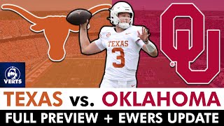 Texas vs Oklahoma Preview HUGE Quinn Ewers Injury News  Score Prediction  Red River Rivalry [upl. by Gilbert]