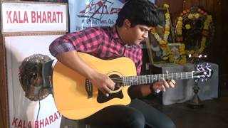 guitar vijay playing ilayarajas thakita thadimi song from saagara sangamam [upl. by Ullman500]