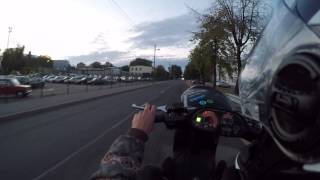 Piaggio NRG mc1 GoPro wheelie [upl. by Keen]