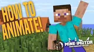 Mineimator Tutorial  How to Animate Keyframes amp Transitions  Part 4 [upl. by Yesnil]