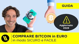 COMPRARE BITCOIN e CRYPTO in EURO bonifico TOP 8 ALTERNATIVE AGGIORNATO 2023 [upl. by Berton]