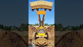 JCB LOADER MIRROR 🚜🤡💯🧐😱👺🎃☠️👹🔥jcbjcbvideoshortvideo [upl. by Chancelor]