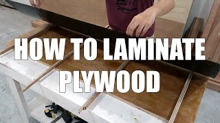 How To Laminate Plywood  Beginners Guide [upl. by Pape]