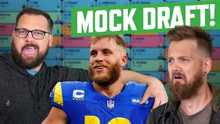 HeadtoHead Mock Draft  Fantasy Football 2024  Ep 1605 [upl. by Seiuqram]