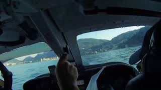 Lake Como Seaplane landing [upl. by Omik259]