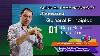 General Principles of Pharmacology Ar  01  Drug receptors and binding [upl. by Nade]