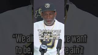 Deion Sanders drops a BAR 🔥😮‍💨 deionsanders coloradobuffaloes sheduersanders cfbonfox [upl. by Roldan401]