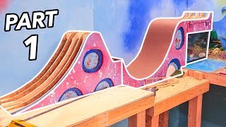 FINGERBOARD MEGA RAMP CONSTRUCTION PT1 [upl. by Merta29]