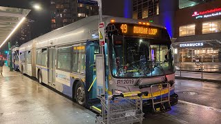 Richmond Translink 2012 New Flyer XDE60 R12019 on 49 UBC [upl. by Ishmael936]