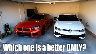 2023 MK8 Golf R vs 2024 BMW M2 Comparison  Pt 1 [upl. by Arraek]