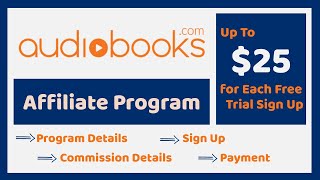 Audiobookscom Affiliate Program 2024  Earn Money from Audiobookscom [upl. by Alric]