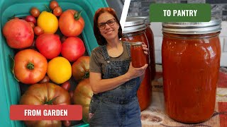 DIY Spaghetti Sauce Canning Guide  Stepbystep Recipe for Beginners [upl. by Abbey255]