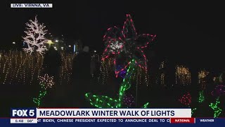 Visiting the Winter Walk of Lights at Meadowlark Botanical Gardens [upl. by Nathalie]