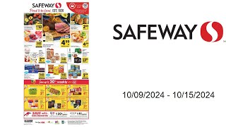 Safeway Weekly Ad US  10092024  10152024 [upl. by Hammel640]