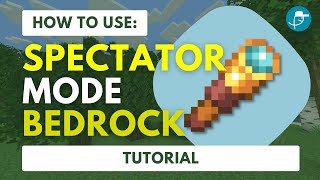 NEW How To Use Spectator Mode In Minecraft Bedrock Tutorial [upl. by Haleelahk]