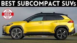 Top 5 Best Subcompact SUVs For 2024 Most Reliable Affordable and Efficient [upl. by Cookie]