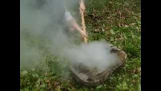 Hot Stone Boiling 3mov [upl. by Ecnerolf]