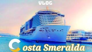 Costa Smeralda VLOG Mediterranean【4K Ship Tour amp Cruise 】 [upl. by Acirtal]