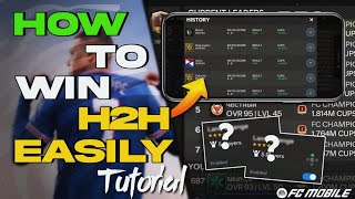 How to Win Every H2H Match Easily  H2H Tips amp Tricks  FC Mobile [upl. by Adnarrim]