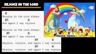 Rejoice in the Lord  Lagu Sekolah Minggu [upl. by Ahseela]