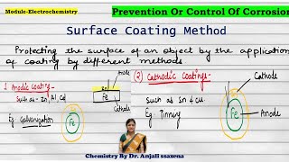 Metallic coatings for Corrosion Control Corrosion control method GalvanizationTinning [upl. by Zuckerman]