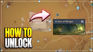 How to Unlock quotAltar of Miragesquot Domain  World Quests amp Puzzles 【Genshin Impact】 [upl. by Shandra]