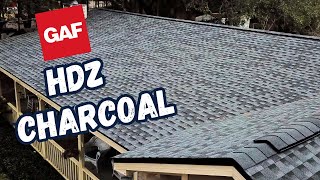 GAF HDZ Charcoal Shingles Review [upl. by Vale]