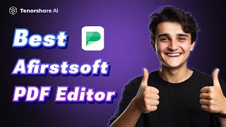 Best Free PDF Editor  Afirstsoft PDF Editor 2024 [upl. by Atilegna939]