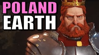 Civ 6 Poland Gameplay True Start Earth Location Map Let’s Play Civilization 6 Poland  Part 6 [upl. by Annat]