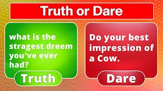 🤩🔥 Truth Or Dare Questions 🔍🤔 Interactive Game 🎯🎉 [upl. by Eet767]