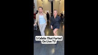 5 Celebs Who Let It Slip on Live TV 😳 Hollywoods Funniest Farting Moments Caught on Camera [upl. by Aspia372]