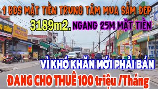 🔴 MẶT TIỀN TỈNH LỘ TRUNG TÂM MUA SẮM VỊ TRÍ KDBB ĐẸP HẾT NƯỚC CHẤM  tại TP Tân Uyên Bình Dương [upl. by Ozmo]