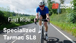 Matt Stephens rides the Specialized Tarmac SL8 Road Bike  Sigma Sports [upl. by Cerf523]