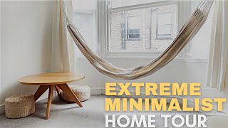 EXTREME MINIMALIST HOME TOUR feat EVERYTHING I OWN [upl. by Ebenezer]