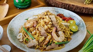 Singapore Food Hokkien Mee Recipe  福建面 [upl. by Lenoj]