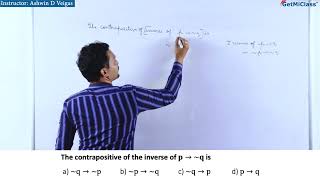 Contrapositive of the inverse KCET 11th Mathematics Mathematical Reasoning [upl. by Alodee]