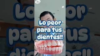 LO PEOR para tus DIENTES 🦷 más en IG medicina sabiasque curiosidades [upl. by Artair859]