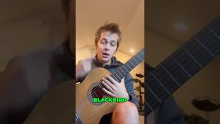 “Blackbird” is genius Fingerstyle guitar tips shorts guitar fingerstyle [upl. by Nwahsear]