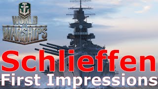 World of Warships Schlieffen First Impressions [upl. by Petty712]