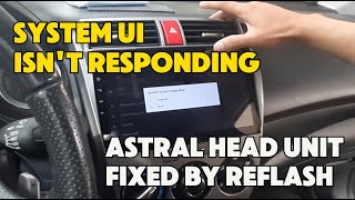 AYOKO NA SA ASTRAL HEADUNIT  SYSTEM UI ISNT RESPONDING  HONDA CITY [upl. by Emelina856]