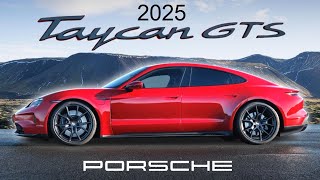 2025 Porsche Taycan GTS Revealed [upl. by Arretahs]