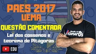 UEMA  PAES 2017  Questão 42 Comentada de Matemática PRIMEIRO DIA [upl. by Inimod]