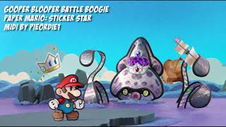 Gooper Blooper Battle Boogie  Paper Mario Sticker Star RemixCover [upl. by Culbertson]