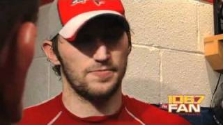 Washington Capitals Locker Room Interviews 112610 vs Tampa Bay Lightning [upl. by Haila]