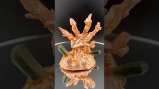 Chiral Crystal With Real Quartz Crystal Copper Electroformed Model by LUDENSNEO In CGtrader [upl. by Ronda410]