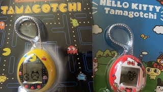 Retro Vpets  Hello Kitty amp Pac Man Tamagotchi RunUnboxing [upl. by Serafina]