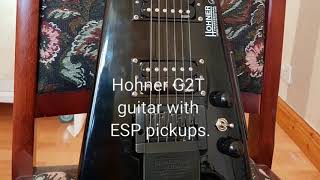 80s Hohner G2T headless guitar with ESP pickups [upl. by Lathan861]