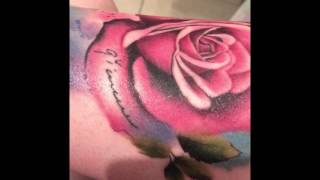 DETAILED TATTOO HEALING PROCESS VIDEO  WEEK 1 [upl. by Matheson]